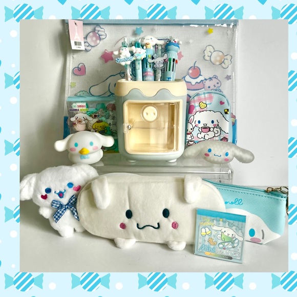 Sanrio Accessories - 🩵(CIN0008) Cinnamoroll Lover’s Adorable 15-Piece Dream Bundle